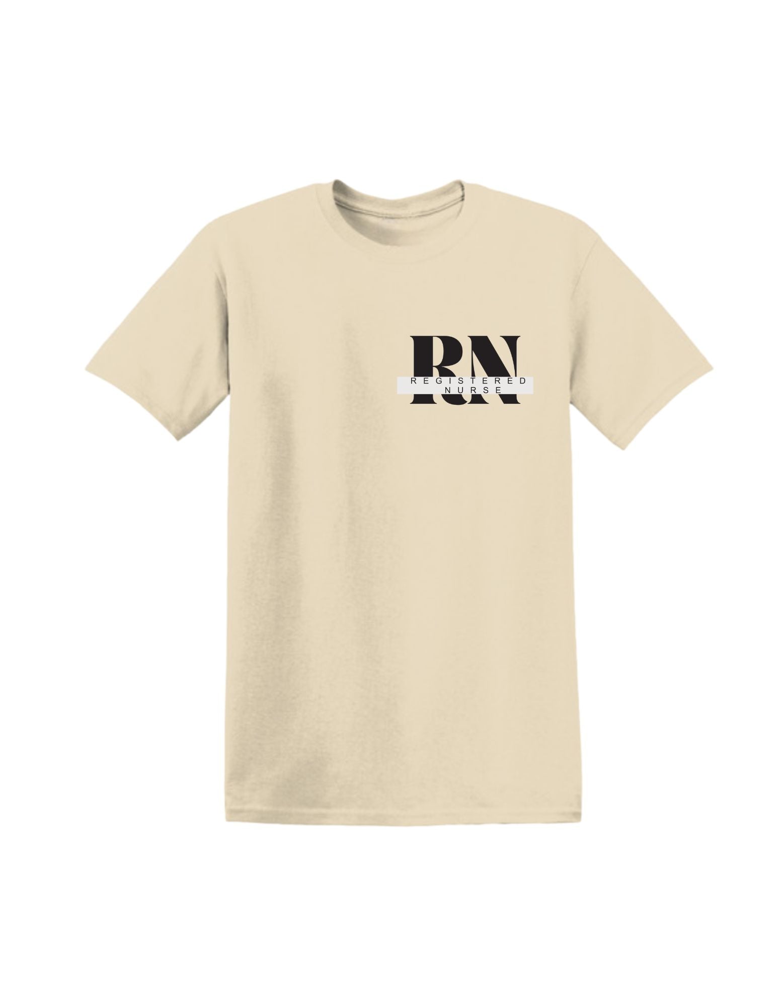 RN logo black or white print