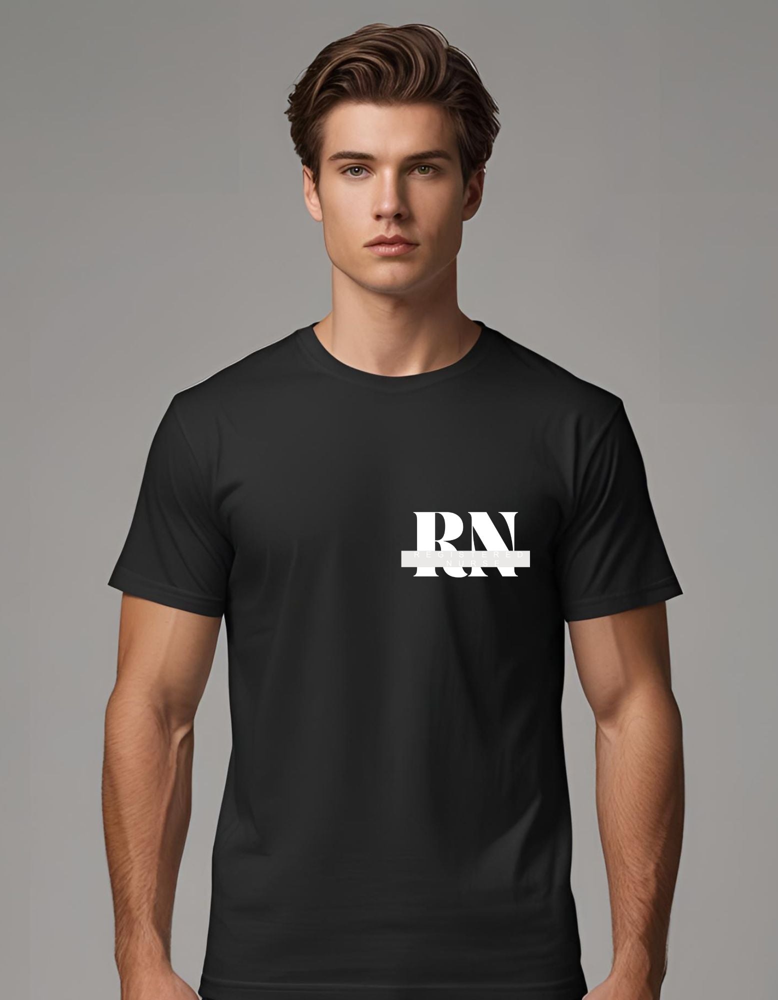 RN logo black or white print